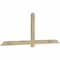 Ekena Millwork Eugene Rough Sawn Timber Gable Bracket, Douglas Fir, 84"W x 31"H x 2"D x 4"F, 9/12 Pitch GBW084X31X0204EUG00RDF - alternate 5